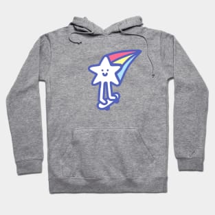 Shooting Star Riding A Skateboard Hoodie